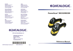 Datalogic POWERSCAN HD Specifications