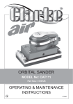 Clarke CAT111 Operating instructions