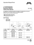 AIRLESSCO LP540 Instruction manual