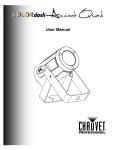 Chauvet COLORdash Accent Series User manual