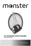 Monster CLASSIC FLOOR STEAMER (EZ1) Instruction manual