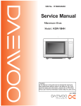 Daewoo KOR-1B4H Service manual