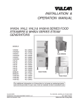 Vulcan-Hart VHX24E5 Specifications