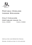 Acoustic Research AW880 Specifications