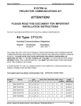 Epson EMP-5300 User`s manual