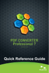 PDF Converter Professional 7 User Guide - Support