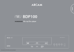 Arcam BDP100 - REV 6.2 Operating instructions