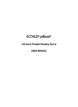 Ectaco jetBook User manual