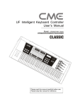 CME Control 5 digital remote control User`s manual