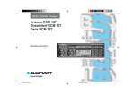 Blaupunkt RCM 127 Operating instructions