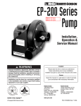 Roberts Gorden EP-203 Service manual