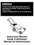 Black & Decker MM850 Instruction manual
