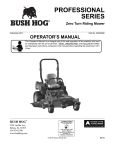 Bush Hog 50045565 Operator`s manual