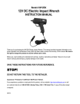 Buffalo Tools IW12BX Instruction manual