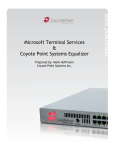 Coyote Point Systems Equalizer Specifications