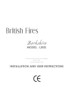 British Fires Berkshire L30G Troubleshooting guide