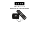 DVDO iScan User`s guide