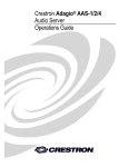 Crestron Adagio AAS-1 Specifications