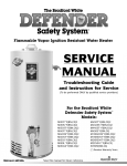 Bradford White M4403T Service manual