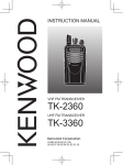 Shure TK-2360 Instruction manual