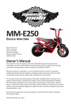 Monster MM-E250 Owner`s manual