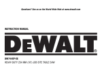 DeWalt DW744XP-XE Instruction manual