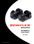 Bowflex SelectTect BDS1642 Owner`s manual