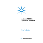 Agilent Technologies N9320A User`s guide