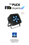 Blizzard Puck Fab5 Skywire User manual