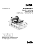 MK Diamond Products MK-660 SERIES Owner`s manual