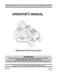 MTD Shift-On-The-Go 760 Operator`s manual