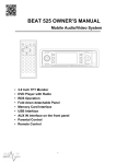 Beat 525 Owner`s manual