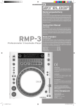 Reloop RMP-3 Instruction manual