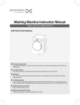 CONSTRUCTA washing machine Instruction manual
