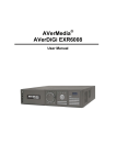 Avermedia AVerDiGi EXR6008 User manual