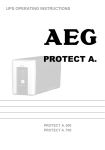 AEG Electrolux 700 D Operating instructions
