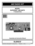 Elenco Electronics AM-550TK Instruction manual