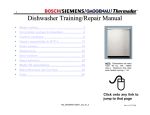 Bosch SGE63E05UC/28 Repair manual