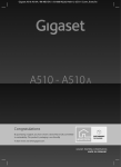 Siemens Gigaset A510A Specifications