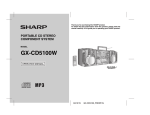 Sharp GX-CD5100W Specifications