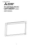 Mitsubishi Electric LDT322V User`s manual