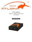Atlona AT-HDPIX User manual