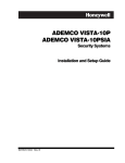 ADEMCO VISTA 10 Setup guide