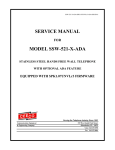 CEECO SSW-521-X-ADA Service manual
