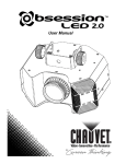 Chauvet Obsession LED 2.0 User manual