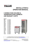 Vulcan-Hart VBP7I ML-126358 Operating instructions