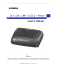 Siemens E-110-I User`s manual