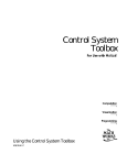 MATLAB CONTROL SYSTEM TOOLBOX 9 Specifications