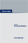 ActionTec 56K/V.92 User manual