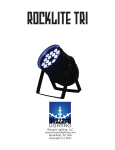 Blizzard ROCKLITE TRI LED User manual